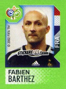 Sticker Fabien Barthez - FIFA World Cup Germany 2006. Mini album n. 250 - Panini