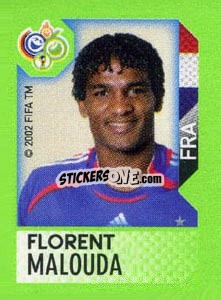 Sticker Florent Malouda - FIFA World Cup Germany 2006. Mini album n. 257 - Panini