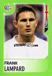 Sticker Frank Lampard - FIFA World Cup Germany 2006. Mini album n. 51 - Panini