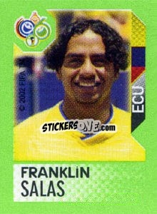 Sticker Franklin Salas - FIFA World Cup Germany 2006. Mini album n. 48 - Panini