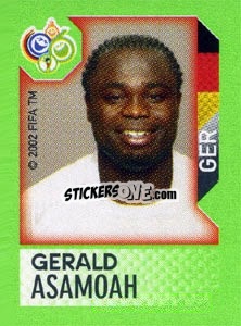 Sticker Gerald Asamoah - FIFA World Cup Germany 2006. Mini album - Panini