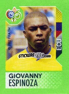 Sticker Giovanny Espinoza - FIFA World Cup Germany 2006. Mini album n. 45 - Panini