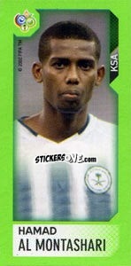Sticker Hamad Al Montashari - FIFA World Cup Germany 2006. Mini album n. 313 - Panini