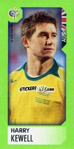 Sticker Harry Kewell - FIFA World Cup Germany 2006. Mini album - Panini