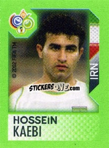 Sticker Hossein Kaebi - FIFA World Cup Germany 2006. Mini album n. 155 - Panini