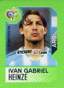 Sticker Ivan Gabriel Heinze - FIFA World Cup Germany 2006. Mini album n. 100 - Panini