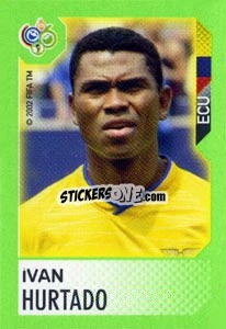 Sticker Ivan Hurtado - FIFA World Cup Germany 2006. Mini album n. 40 - Panini