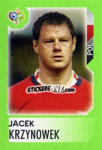 Sticker Jacek Krzynowek - FIFA World Cup Germany 2006. Mini album n. 32 - Panini