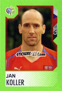 Sticker Jan Koller - FIFA World Cup Germany 2006. Mini album - Panini