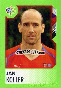 Sticker Jan Koller - FIFA World Cup Germany 2006. Mini album n. 208 - Panini