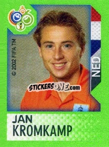 Sticker Jan Kromkamp - FIFA World Cup Germany 2006. Mini album - Panini