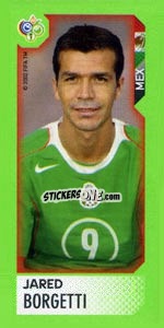 Sticker Jared Borgetti - FIFA World Cup Germany 2006. Mini album n. 143 - Panini