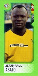 Sticker Jean-Paul Abalo - FIFA World Cup Germany 2006. Mini album - Panini