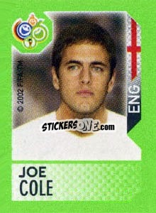 Sticker Joe Cole - FIFA World Cup Germany 2006. Mini album - Panini