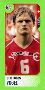 Sticker Johann Vogel - FIFA World Cup Germany 2006. Mini album n. 258 - Panini
