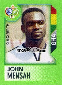 Sticker John Mensah - FIFA World Cup Germany 2006. Mini album n. 199 - Panini