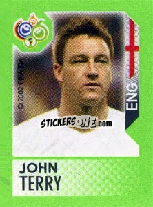 Sticker John Terry - FIFA World Cup Germany 2006. Mini album - Panini
