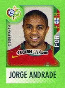 Sticker Jorge Andrade - FIFA World Cup Germany 2006. Mini album - Panini