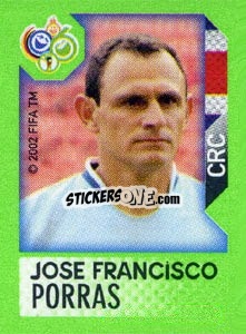 Sticker Jose Francisco Porras - FIFA World Cup Germany 2006. Mini album - Panini