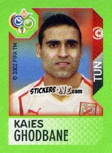 Sticker Kaies Ghodbane - FIFA World Cup Germany 2006. Mini album - Panini
