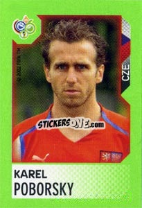Sticker Karel Poborsky - FIFA World Cup Germany 2006. Mini album n. 205 - Panini