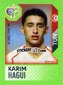 Sticker Karim Hagui - FIFA World Cup Germany 2006. Mini album n. 306 - Panini