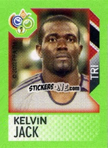 Sticker Kelvin Jack - FIFA World Cup Germany 2006. Mini album n. 72 - Panini