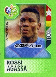 Sticker Kossi Agassa - FIFA World Cup Germany 2006. Mini album n. 281 - Panini