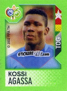 Figurina Kossi Agassa - FIFA World Cup Germany 2006. Mini album - Panini