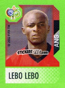 Sticker Lebo Lebo - FIFA World Cup Germany 2006. Mini album n. 166 - Panini