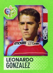 Sticker Leonardo Gonzalez - FIFA World Cup Germany 2006. Mini album - Panini