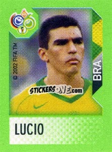 Sticker Lucio - FIFA World Cup Germany 2006. Mini album n. 218 - Panini