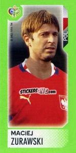 Sticker Maciej Zurawski - FIFA World Cup Germany 2006. Mini album n. 33 - Panini