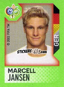Sticker Marcell Jansen - FIFA World Cup Germany 2006. Mini album - Panini