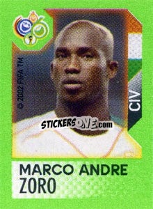 Sticker Marco Andre Zoro - FIFA World Cup Germany 2006. Mini album - Panini