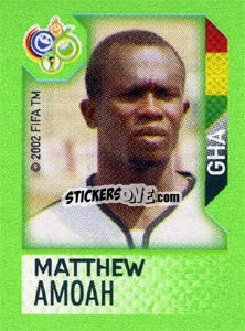 Sticker Matthew Amoah - FIFA World Cup Germany 2006. Mini album n. 202 - Panini