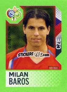 Sticker Milan Baros - FIFA World Cup Germany 2006. Mini album - Panini