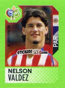 Sticker Nelson Valdez - FIFA World Cup Germany 2006. Mini album n. 70 - Panini