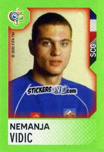 Sticker Nemanja Vidic - FIFA World Cup Germany 2006. Mini album - Panini