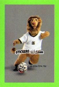 Sticker Official Mascot - FIFA World Cup Germany 2006. Mini album - Panini