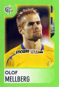 Sticker Olof Mellberg - FIFA World Cup Germany 2006. Mini album n. 84 - Panini