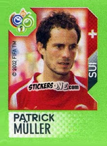Sticker Patrick Müller - FIFA World Cup Germany 2006. Mini album - Panini