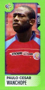 Sticker Paulo Cesar Wanchope - FIFA World Cup Germany 2006. Mini album n. 22 - Panini
