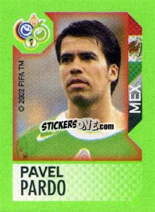 Sticker Pavel Pardo - FIFA World Cup Germany 2006. Mini album n. 141 - Panini