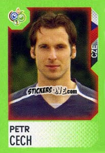 Sticker Petr Cech - FIFA World Cup Germany 2006. Mini album - Panini