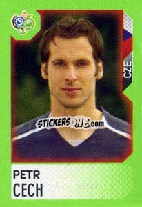 Sticker Petr Cech - FIFA World Cup Germany 2006. Mini album n. 204 - Panini
