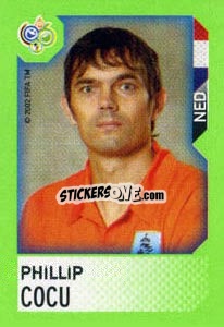 Sticker Phillip Cocu - FIFA World Cup Germany 2006. Mini album n. 127 - Panini