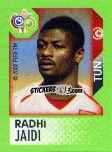 Sticker Radhi Jaidi - FIFA World Cup Germany 2006. Mini album - Panini