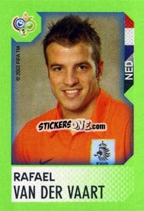 Sticker Rafael van der Vaart - FIFA World Cup Germany 2006. Mini album n. 128 - Panini