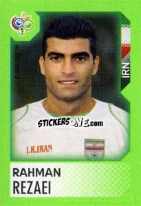 Sticker Rahman Rezaei - FIFA World Cup Germany 2006. Mini album n. 149 - Panini